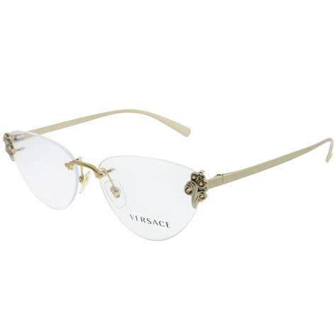 womans versace rimless glasses|Versace frames for prescription glasses.